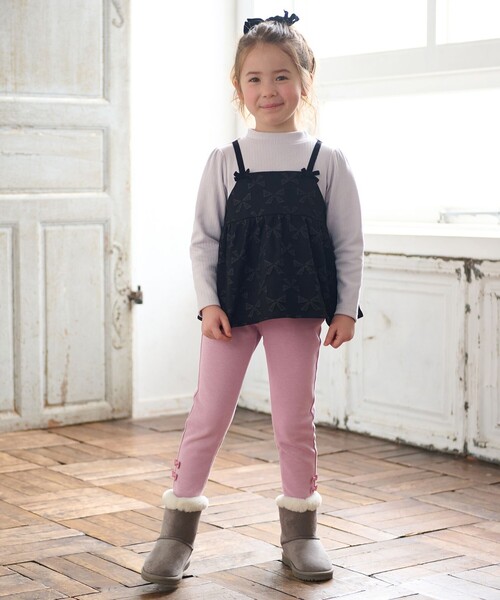 ANY（エニィ）の「7days裏シャギーガーリーパンツ（その他パンツ・キッズ・ブラック系/ネイビー系/ライラック系/サックスブルー系・110/120/90/100/130）」の10枚目の写真