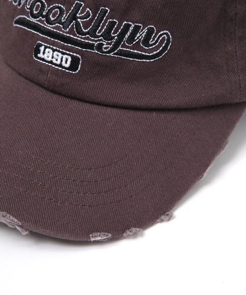 niko and...（ニコアンド）の「オリジナルダメージロゴキャップ（キャップ・レディース・ブラウン/グリーン/ベージュ・FREE）」の8枚目の写真