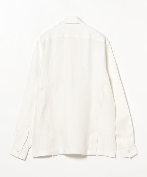 BEAMS F(ビームスエフ)の「【別注】Maria Santangelo / MARCELLO リネン シャツ ジャケット(その他アウター・メンズ・ブラック系その他4/ホワイト・SMALL/MEDIUM/LARGE)」の10枚目の写真