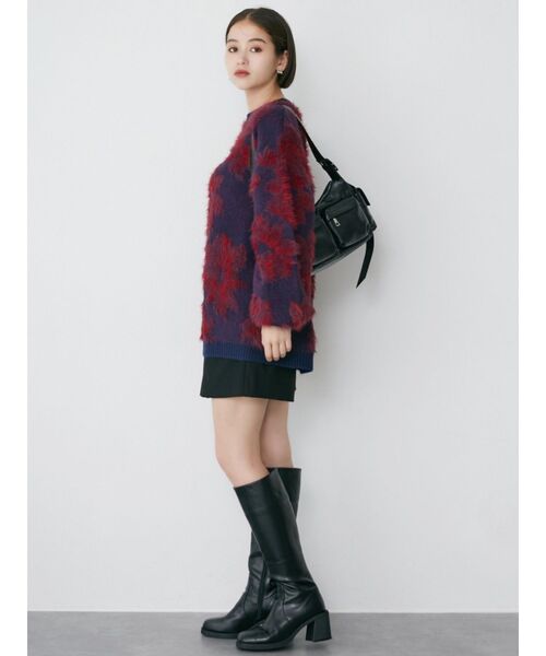 【セール】フラワージャガードチュニックニット【WEB限定】（ニット/セーター）｜MURUA（ムルーア）