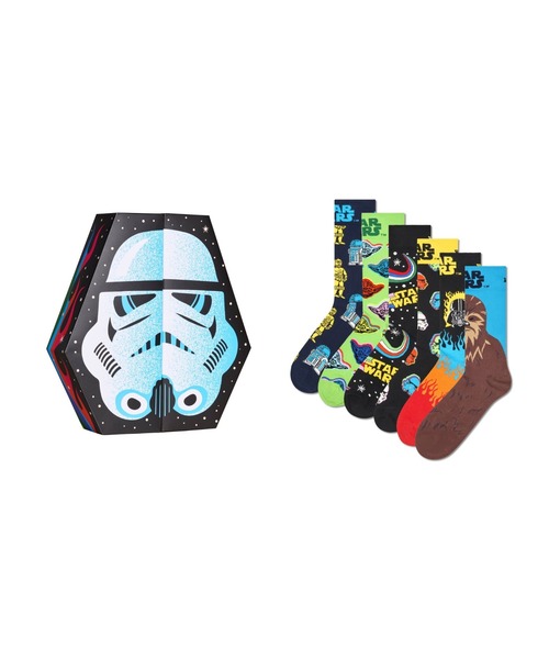 【Happy Socks × Star Wars BOX】 6-pack Gift Set（ソックス/靴下）｜Happy Socks（ハッピーソックス） 10,780円