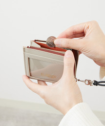 com-ono（コムォノ）の「com-ono コモノ / ラバータッチレザーミニウォレット ネックウォレット / Work-004rt（財布）」