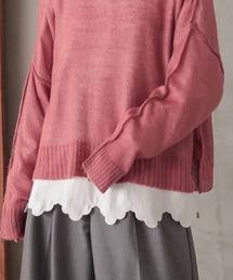 n'OrLABEL | 『裾スカラップカットソー』(Tシャツ/カットソー)