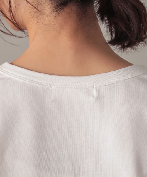 n'OrLABEL（ノアールレーベル）の「『裾スカラップカットソー』（Tシャツ/カットソー・レディース・イエロー/オフホワイト/ブラック・1/2）」の13枚目の写真