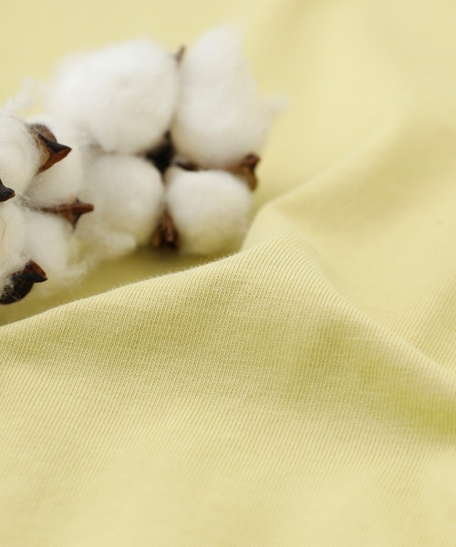 n'OrLABEL（ノアールレーベル）の「『裾スカラップカットソー』（Tシャツ/カットソー・レディース・イエロー/オフホワイト/ブラック・1/2）」の4枚目の写真