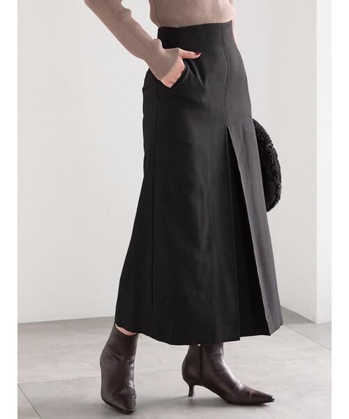 Te chichi（テチチ）の「ボックスタックチェックトラペーズスカート（スカート・レディース・ブラック/ブラウン/グレー・S/M）」の7枚目の写真