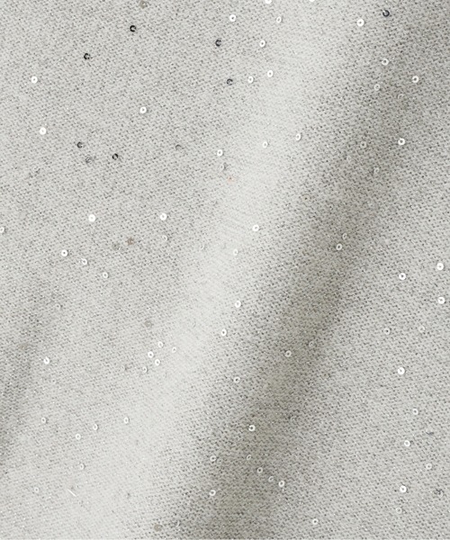 N.(N. Natural Beauty Basic)(エヌエヌナチュラルビューティーベーシック)の「◆スパンコールニット(ニット/セーター・レディース・イエロー/ブラウン/オフホワイト/グレー・MEDIUM)」の17枚目の写真