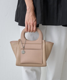 LIVETART | レザーマルハンドルトート(S)(トートバッグ)