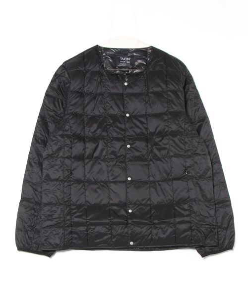 CREW NECK BUTTON DOWN JACKET 104（ダウンジャケット/コート）｜TAION（タイオン）