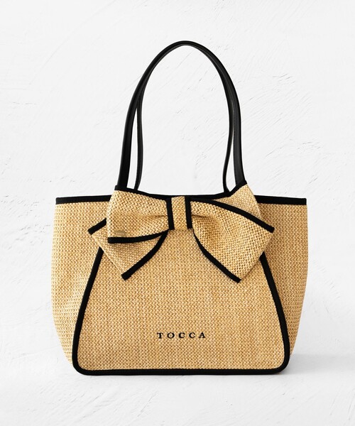 TOCCA トートバッグ かご バスケット KNOT IN HEART BASKET かごバッグ （かごバッグ）｜TOCCA