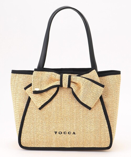 TOCCA(トッカ)の「KNOT IN HEART BASKET かごバッグ(かごバッグ・レディース・ベージュ系/ブラック系・F)」の5枚目の写真