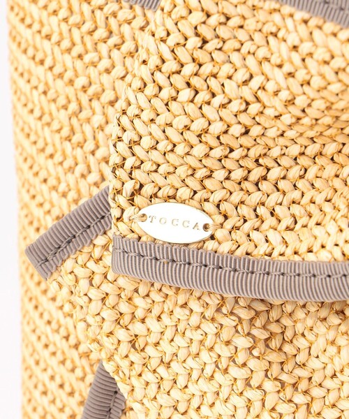 TOCCA(トッカ)の「KNOT IN HEART BASKET かごバッグ(かごバッグ・レディース・ベージュ系/ブラック系・F)」の12枚目の写真