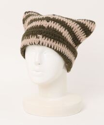 ニットキャップ・ビーニー Fallett Cat Print Beanie MY388 FALLETT（ファレット）のニット帽/ビーニー一覧 | 60% - アジア