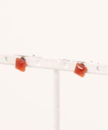 september/アゲートsquare カボション pierce