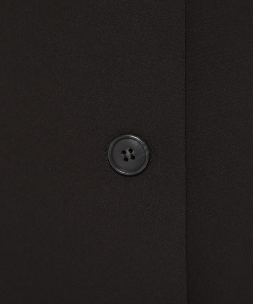 LEPSIM（レプシィム）の「【入卒式／セレモニー】Wクロスストレッチロングジレ　207883（スーツベスト・レディース・ブラック/ライトベージュ/ネイビー・FREE）」の14枚目の写真