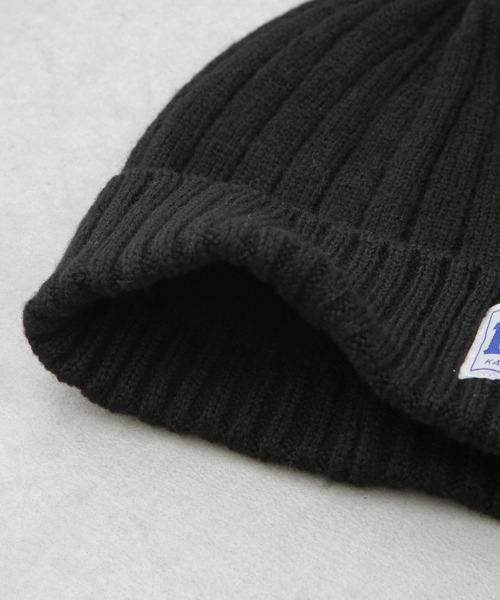 Lee（リー）の「Lee/LE WATCH WOOLY YARN（ニットキャップ/ビーニー・メンズ・ブラック/グレー/ベージュ・FREE）」の4枚目の写真