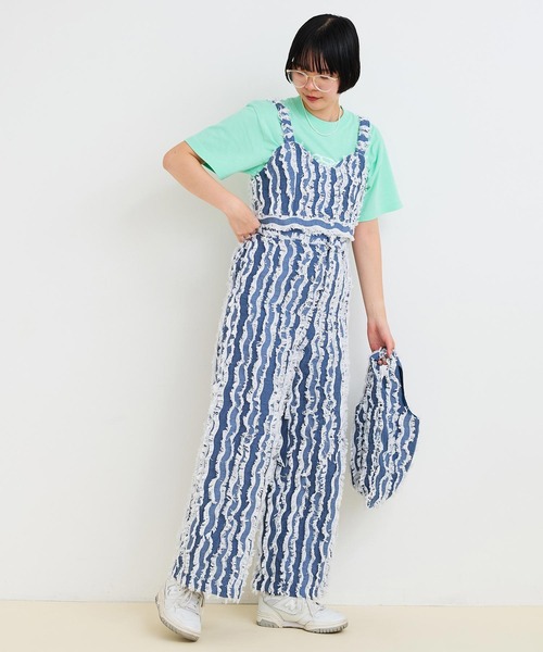 I am I in fact...(アイアムアイインファクト)の「WAVE CUT JQ パンツ(その他パンツ・レディース・グレー/ネイビー・FREE)」の9枚目の写真