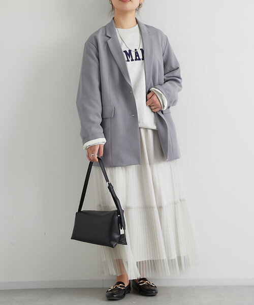 【セール】ラメティアードスカート（スカート）｜un dix cors（アンディコール）