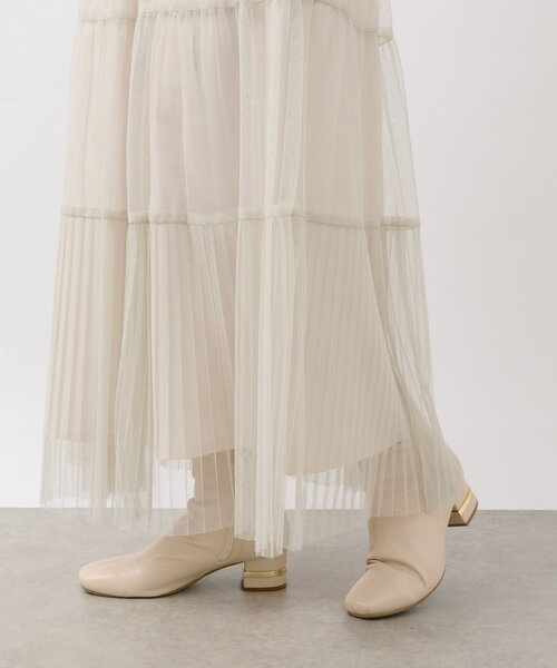 【セール】ラメティアードスカート（スカート）｜un dix cors（アンディコール）