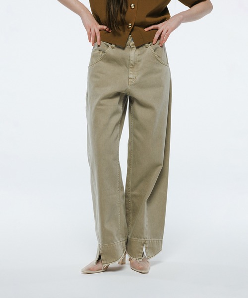 サステナブル】・【新色追加】ルーズフィットアジャストデニム