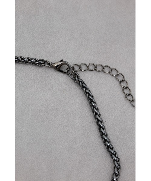AZUL by moussy（アズールバイマウジー）の「ツイストチェーンコインネックレス（ネックレス・メンズ・ゴールド/ブラック/シルバー・FREE）」の7枚目の写真