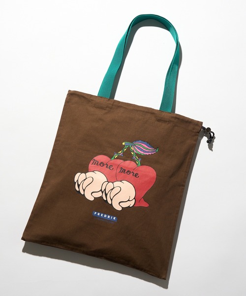 FREDRIK PACKERS(フレドリックパッカーズ)の「【FREDRIK PACKERS】FREDRIK ≪別注コラボレーション≫MASAMI YANAGIDA キャンバストート M(トートバッグ・レディース・ブラウン/ライトグレー/グリーン/ホワイト/パープル/ブルー/グレー/ブラック/アイボリー・FREE)」の11枚目の写真