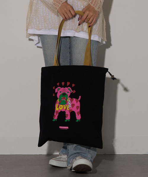 FREDRIK PACKERS(フレドリックパッカーズ)の「【FREDRIK PACKERS】FREDRIK ≪別注コラボレーション≫MASAMI YANAGIDA キャンバストート M(トートバッグ・レディース・ブラウン/ライトグレー/グリーン/ホワイト/パープル/ブルー/グレー/ブラック/アイボリー・FREE)」の13枚目の写真