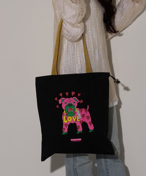 FREDRIK PACKERS(フレドリックパッカーズ)の「【FREDRIK PACKERS】FREDRIK ≪別注コラボレーション≫MASAMI YANAGIDA キャンバストート M(トートバッグ・レディース・ブラウン/ライトグレー/グリーン/ホワイト/パープル/ブルー/グレー/ブラック/アイボリー・FREE)」の14枚目の写真