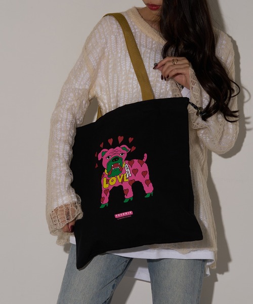 FREDRIK PACKERS(フレドリックパッカーズ)の「【FREDRIK PACKERS】FREDRIK ≪別注コラボレーション≫MASAMI YANAGIDA キャンバストート M(トートバッグ・レディース・ブラウン/ライトグレー/グリーン/ホワイト/パープル/ブルー/グレー/ブラック/アイボリー・FREE)」の15枚目の写真