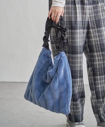 LBC | フリルハンドルエコファートートバッグ(ショルダーバッグ)