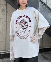 Candy Stripper | ANARCHY ANGEL LAYERED トップス(Tシャツ/カットソー)