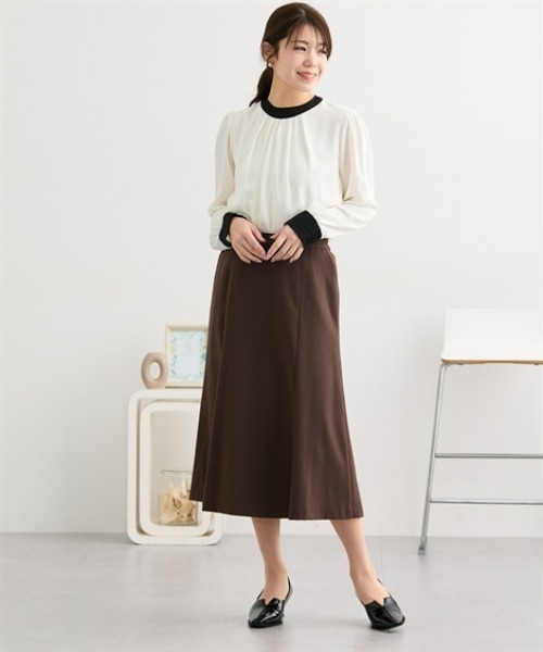 7days Life Styling（セブンデイズライフスタイリング）の「センターシームVカットデザインパンプス（ワイズ２Ｅ）（オフィス女子モニターコラボ）（パンプス・レディース・ブラック/ブラック系その他・LL/L/M/S）」の9枚目の写真