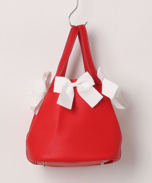 suppli mohh（サプリモー）の「supplimohh ﾊﾞｯｸﾞ（ハンドバッグ・キッズ・レッド・LARGE）」の4枚目の写真