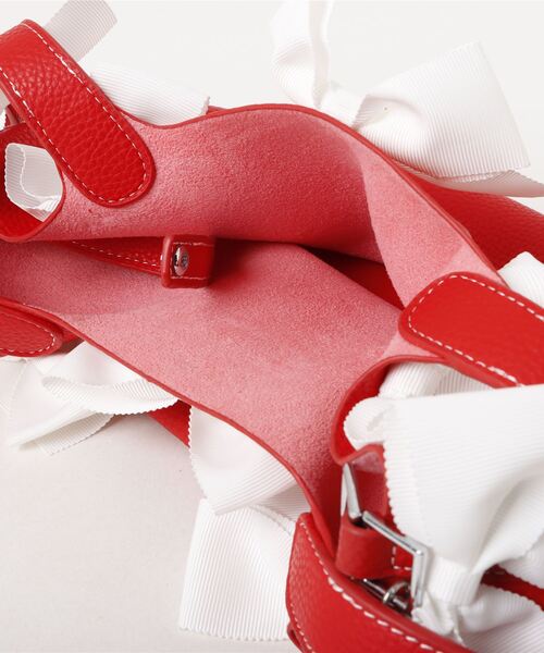 suppli mohh（サプリモー）の「supplimohh ﾊﾞｯｸﾞ（ハンドバッグ・キッズ・レッド・LARGE）」の2枚目の写真