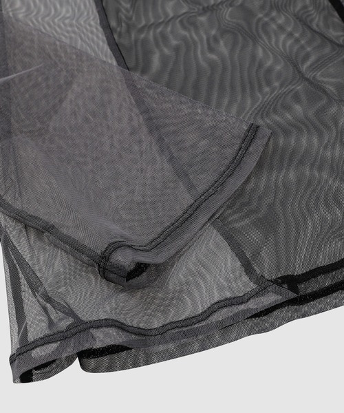 ANREALAGE(アンリアレイジ)の「CURVED PATCHWORK TULLE TOP(その他トップス・レディース・ベージュ/ブラック・38/36)」の5枚目の写真