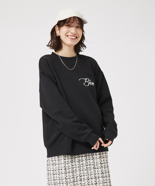 シルキーダンボールロゴプルオーバー/スウェット/トレーナー（スウェット）｜abahouse mavie（アバハウスマヴィ） 5,478円