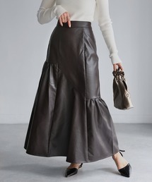 DIESEL黒 フレアスカート 合成皮革 セール】レディース スカート O-CREP（スカート）｜DIESEL