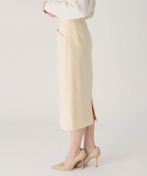 COUP DE CHANCE（クードシャンス）の「【洗える／日本製】ナロータイトスカート（スカート・レディース・ナチュラル/ライトイエロー系/ネイビー・34/40/38/36）」の19枚目の写真