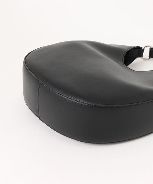 NiiNa（ニーナ）の「【NiiNa】【高品質牛革】2way ワンハンドルムーンレザーバッグ（ショルダーバッグ・レディース・ブラウン/ダークブラウン/ブラック・FREE）」の6枚目の写真