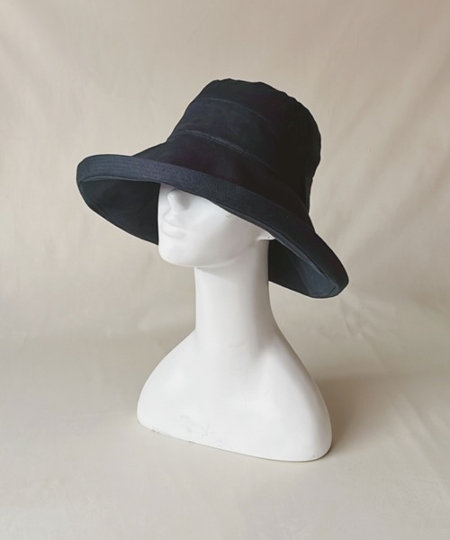 ORIENT(オリエント)の「RAY【レイ】リネン100% サンシェードハット(ハット・レディース・ブラック/オレンジ/ブルー/キナリ/ネイビー・FREE)」の18枚目の写真