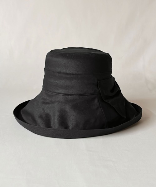 ORIENT(オリエント)の「RAY【レイ】リネン100% サンシェードハット(ハット・レディース・ブラック/オレンジ/ブルー/キナリ/ネイビー・FREE)」の20枚目の写真