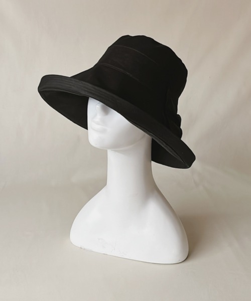 ORIENT(オリエント)の「RAY【レイ】リネン100% サンシェードハット(ハット・レディース・ブラック/オレンジ/ブルー/キナリ/ネイビー・FREE)」の21枚目の写真