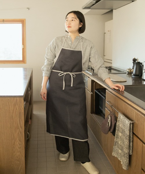 fog linen work フォグリネンワーク　エプロン 楽天市場】【リネンポーチプレゼント中】【全20色から選べる