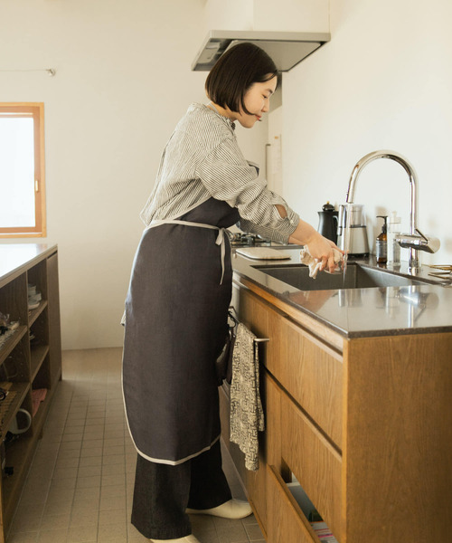 別注』fog linen work×DOORS リネンパイピングエプロン