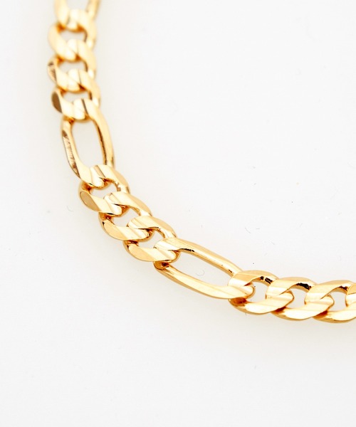 14KT ゴールドネックレス　フィガロチェーン　約50cm　12g フィガロチェーンネックレス GD 50cm