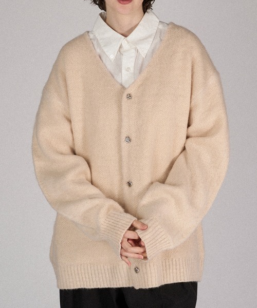 SILVER BUTTON CARDIGAN / シルバーボタンカーディガン（カーディガン