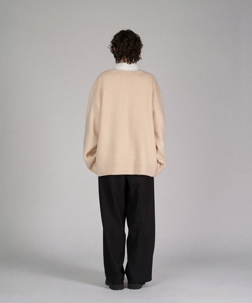 YILON カーディガン　アイボリー セール】and myera アランニットカーディガン〈アイボリー