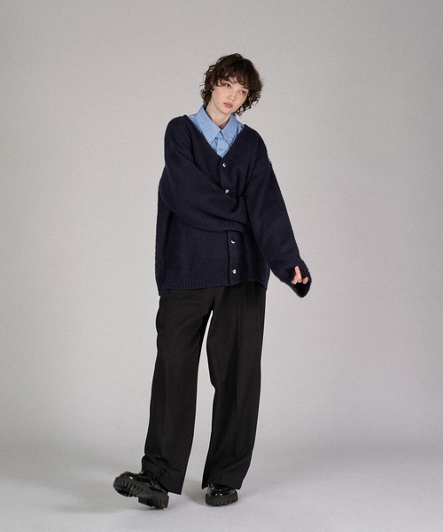 SILVER BUTTON CARDIGAN / シルバーボタンカーディガン