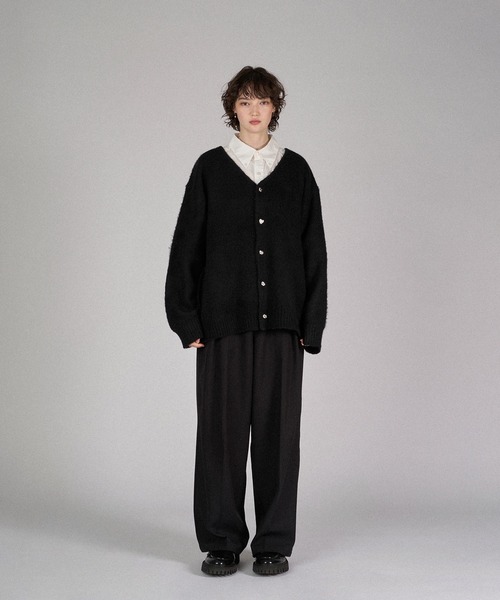 ONCILY(オンシェリー)の「SILVER BUTTON CARDIGAN / シルバーボタンカーディガン(カーディガン/ボレロ・メンズ・ブルー/アイボリー/ブラック/ネイビー・SMALL/MEDIUM/LARGE)」の10枚目の写真