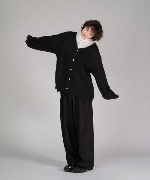 ONCILY(オンシェリー)の「SILVER BUTTON CARDIGAN / シルバーボタンカーディガン(カーディガン/ボレロ・メンズ・ブルー/アイボリー/ブラック/ネイビー・SMALL/MEDIUM/LARGE)」の12枚目の写真